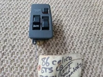 86-87 Toyota Celica Left Window Switch & Trim Surround Lh Shadow Gray ST165. Fixed Price $275.00.