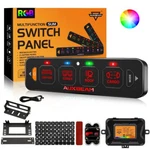 Auxbeam As R40 4-GANG Rgb Switch Panel Relay Automatic Dimmable Circuit Control. Fixed Price $149.99.