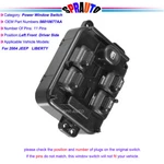 Master Power Window Switch Driver Side For 2004 Jeep Liberty 56010677AA DWS763. Fixed Price $23.90.