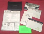 1998 Lexus ES300 All Original Owners, User Manuals Window Sticker Accessory Book. Fixed Price $64.95.