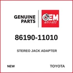 Genuine 2019-2024 Lexus ES350 Stereo Jack Adapter 86190-11010. Fixed Price $151.95.