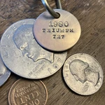 1980 Triumph TR7 Solid Brass Key Fob. Fixed Price $14.95.