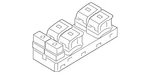 Genuine Audi Window Switch 4K0-959-851-C-3Q7. Fixed Price $103.68.