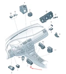 New Volkswagen Golf MK7 Switches Panel 5G1927137AHWZU Original. Fixed Price $80.25.