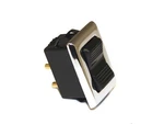4 Pin Round Pole Power Window Switch With Chrome Edge Mercedes R107 W108 W111 Etc.. Fixed Price $93.87.