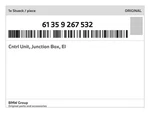 Genuine Bmw Cntrl Unit, Junction Box, El 61359267532 New. Fixed Price $315.28.