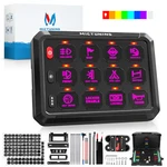 P1S Rgb 12 Gang Switch Panel Led Light Bar Toggle Strobe Pulse Pod. Fixed Price $95.69.