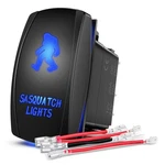 Nilight Sasquatch Rocker Switch 5PIN Laser On/off Led 20A/12V. Fixed Price $9.79.