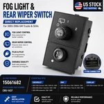 Fog Light Rear Wiper Switch For 2003-06 Chevy Tahoe Suburban Gmc Yukon 15061682. Fixed Price $15.92.