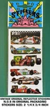 Formula 1 Various - Vintage Original Vinyl Decal Sheet Total 6. Fixed Price $9.42.