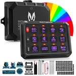 Mictuning P1S Rgb 6/8/12 Gang Switch Panel, Led Toggle Touch Circuit Box. Fixed Price $79.59.