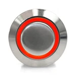 Latching 16MM Red Or Yellow Ring Led Aluminum Billet Button Silver Illuminate. Fixed Price $39.95.