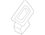 Genuine Volkswagen Switch Bezel 3CN-868-963-A-82V. Fixed Price $16.22.