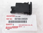Genuine Oem Toyota 84160-04020 Fog Light Lamp Switch 2012-2015 Tacoma. Fixed Price $74.63.