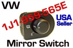 Vw Electric Mirror Switch 1J1-959-565E Heated, Beetle 1998-2010. Fixed Price $10.49.