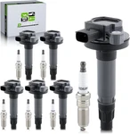 6PK UF553/UF595 Ignition Coils + Iridium Plugs 3.5L/3.7L Ford Lincoln Mazda. Fixed Price $47.96.