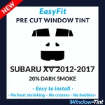 Easyfit Static Pre Cut Window Tint For Subaru Xv 2012-2017 20% Dark Rear. Fixed Price $77.52.