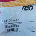 Oil Pressure Sender Crp/rein ELP0149P. Fixed Price $15.00.