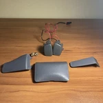 96-00 1996-2000 Honda Civic Buttons Steering Wheel Horns Set Gray. Fixed Price $69.99.