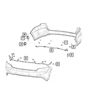 Genuine Mopar Parking Assist Module 68357444AD. Fixed Price $114.29.