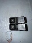 Used Ford E7ZB-13A350-CDW 1987-93 Mustang Hatchback Defrost And Hazard Switch. Fixed Price $40.00.