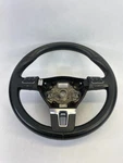10-17 Volkswagen Cc Black Leather Steering Wheel W/ Buttons Oem 3C8419091BEE74. Fixed Price $104.99.