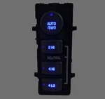 99-02 4WD Dash Switch Chevy Silverado Sierra Yukon Blue Led. Fixed Price $39.95.