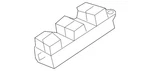Genuine Subaru Window Switch 83071AL57C. Fixed Price $203.69.