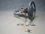 1992 Toyota Land Cruiser FJ80 Steering Column Assembly W Ignition Lock Key Set. Fixed Price $633.16.