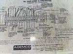 Ademco No 342R Home Alarm System Summary Of Connections Sheet. Fixed Price $5.90.