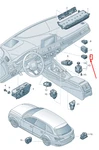 New Audi A4 Avant B9 Hazard Warning Switch Original. Fixed Price $65.74.