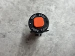 1987-1993 Ford Mustang Console Frame Orange Fuel Door Release Button Factory Oem. Fixed Price $23.00.