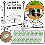 4 Door Universal Power Window Kit W/ 7 Billet Green Led Daytona Series Switches. Fixed Price $1299.95.