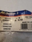 Genuine Gm Body Wiring Harness Connector 15305944 Acdelco PT1176 Oem New. Fixed Price $41.99.