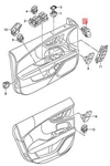 New Audi A6 Button For Lane Change Assistant Lhd 4G1927451A Original. Fixed Price $48.75.