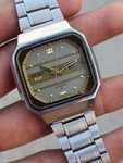 Rare Vintage Seiko Octagon Two Tone Striped Dial Automatic Watch 7009-5330. Fixed Price $180.00.