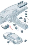 New Audi A5 F5 Headlight Multi Switch. Fixed Price $283.85.
