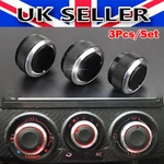 3X Aluminium Heater Dash Control Knobs Buttons For Vw Polo MK4/MK5 9N3 6R. Fixed Price $12.10.