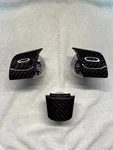 Porsche 987 997 911 Custom Carbon Fiber Sport 3 Spoke Steering Wheel Trim Set. Fixed Price $695.00.