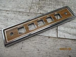 1980-1991 Jeep Grand Wagoneer Driver Side Master Window Switch Bezel. Fixed Price $29.95.