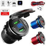 12V-24V Dual Usb Port Car Aluminum Cigarette Lighter Socket Plug Led Voltmeter. Fixed Price $12.63.