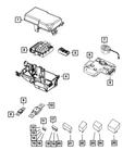 Genuine Mopar Electrical Relay 68125507AA. Fixed Price $32.77.