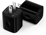 Double Charger Block, 5V 2.1A Dual Port Wall Power Adapter,usb-a. Fixed Price $13.99.