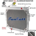 Aluminum Radiator Fits Ford 1983-94 F150 F250 F350 F59 6.9L 420CI 7.3L 445CI V8. Fixed Price $199.00.