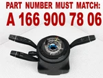 12 - 19 Mercedes W166 GL450 ML350 Clock Spring Control Module A1669007806 Oem. Fixed Price $237.49.