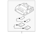 Genuine Hyundai 2013-2017 Elantra Gt Map Lamp 92800-A5100-TX. Fixed Price $199.79.