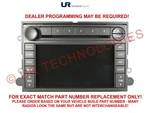 7G1T18K931DF Ford Am/fm 6-CD Navigation 7G1T-18K931-DF 500/MONTEGO/TAURUS. Fixed Price $250.00.