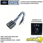 1999 - 2004 Ford F250 F350 Dash 4X4 4WD Switch 2WD Hi Low Wiring Harness Plug. Fixed Price $15.74.