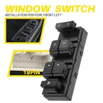 Front Left Driver Power Window Switch For Hyundai Sonata 2015-2019 93570-C1000. Fixed Price $18.99.
