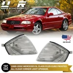 Oe Frost All Clear Euro Corner Light Pair For 1990-2002 Mercedes Sl Class R129. Fixed Price $89.95.